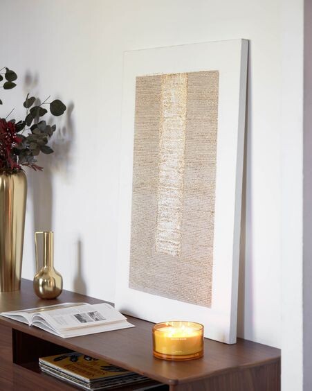Lienzo Virgilia dorado 60 x 90 cm
