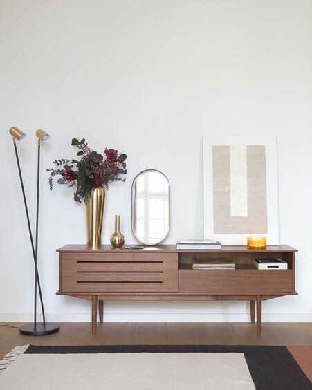 Lienzo Virgilia dorado 60 x 90 cm