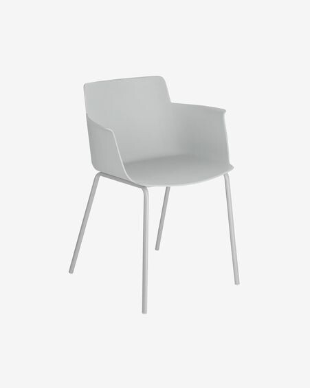 Silla con brazos Hannia gris