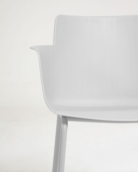 Silla con brazos Hannia gris