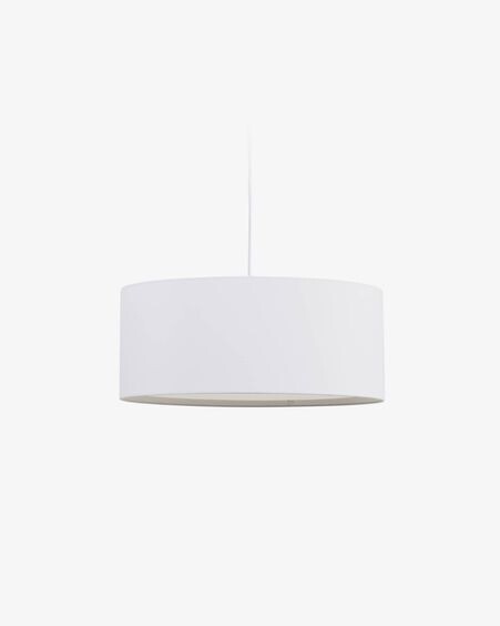 Pantalla lámpara de techo Santana blanco con difusor blanco Ø 50 cm