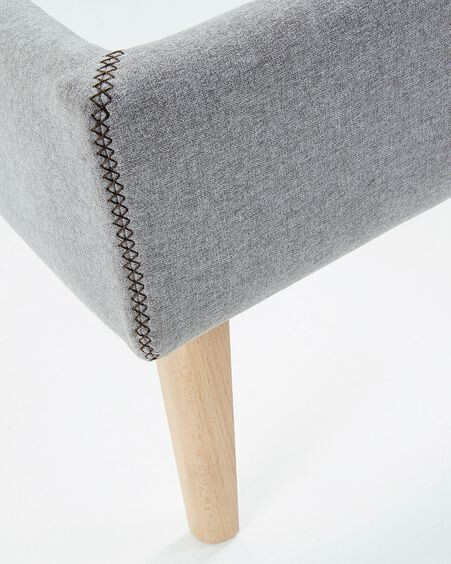 Funda cama Dyla gris 160 x 200 cm
