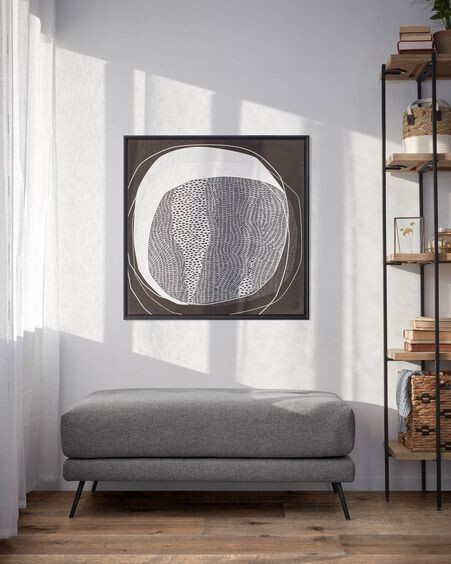 Reposapiés Sahira 80 x 60 cm gris