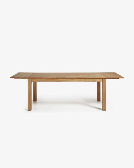 Mesa extensible Isbel 120 (200) x 75 cm madera maciza de roble