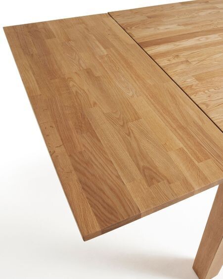 Mesa extensible Isbel 120 (200) x 75 cm madera maciza de roble