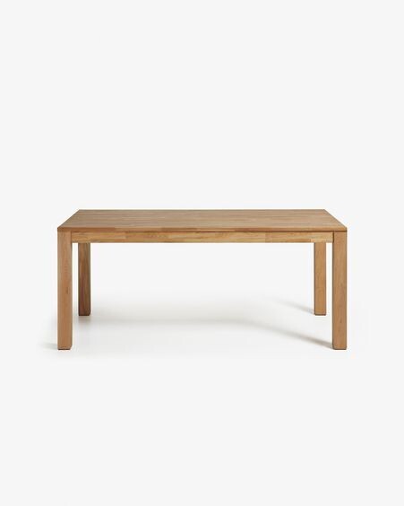 Mesa extensible Isbel 120 (200) x 75 cm madera maciza de roble