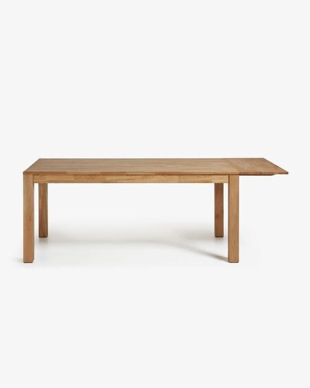 Mesa extensible Isbel 120 (200) x 75 cm madera maciza de roble
