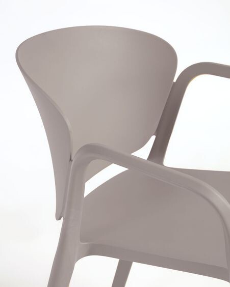 Silla 100% de exterior Ania marrón