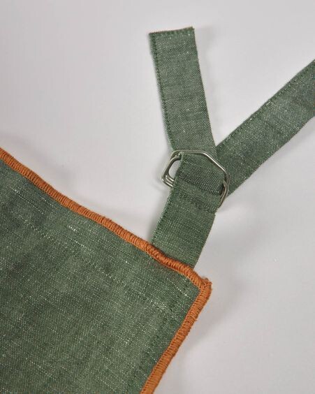 Delantal Daneli verde
