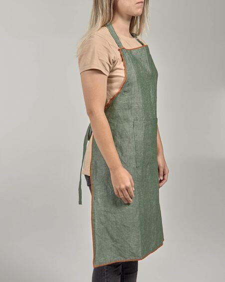 Delantal Daneli verde