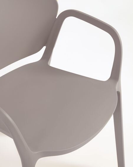 Silla 100% de exterior Ania marrón