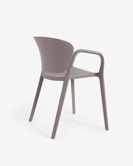 Silla 100% de exterior Ania marrón