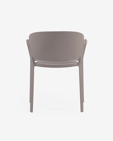Silla 100% de exterior Ania marrón