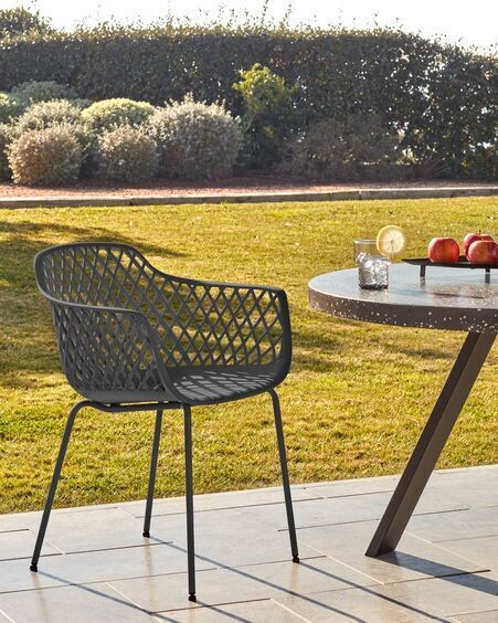 Silla de exterior Quinn gris