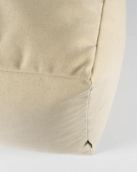 Puf cuadrado Nedra 50 x 50 cm beige