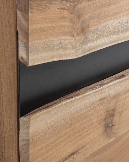 Aparador Uxia 148 x 85 cm de madera maciza de acacia