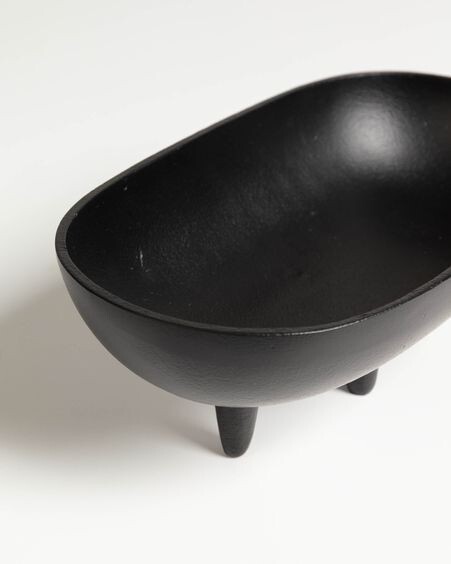 Bandeja Malika metal negro