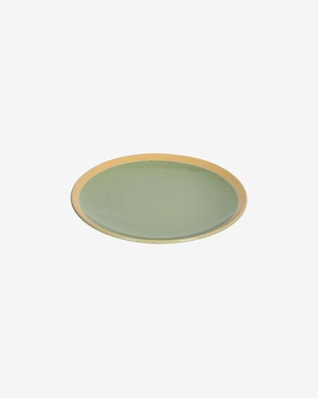 Plato de postre Tilia de cerámica verde claro