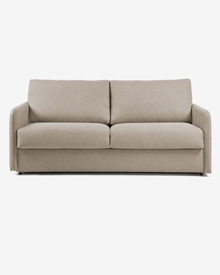 Sofá cama Kymoon 2 plazas poliuretano chrono beige 140 cm