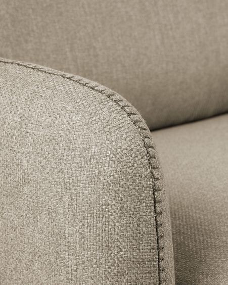 Sofá cama Kymoon 2 plazas poliuretano chrono beige 140 cm