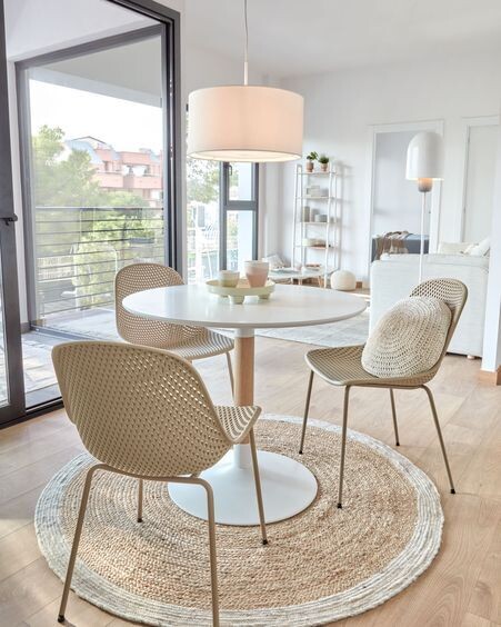 Pantalla lámpara de techo Santana blanco con difusor blanco Ø 40 cm