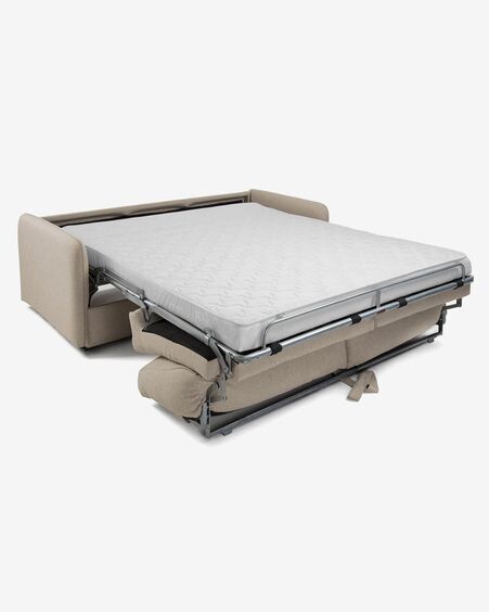 Sofá cama Kymoon 2 plazas poliuretano chrono beige 140 cm