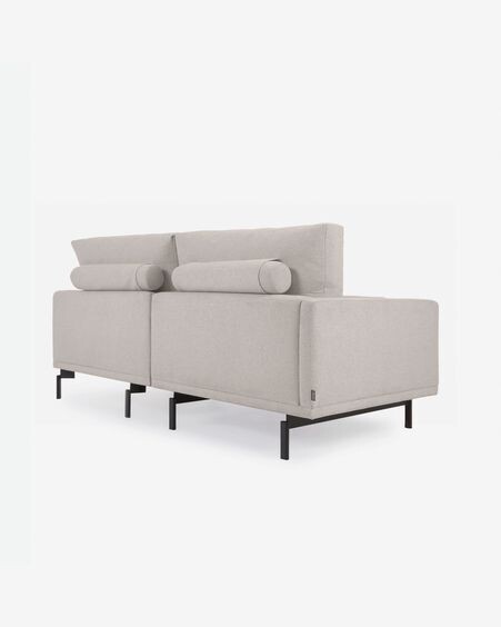 Sofá rinconero Galene 2 plazas beige 207 x 207 cm