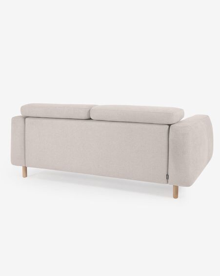 Sofá Singa 3 plazas blanco 215 cm