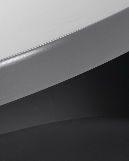 Mesa auxiliar Kurb B Ø 40 cm gris FSC MIX Credit