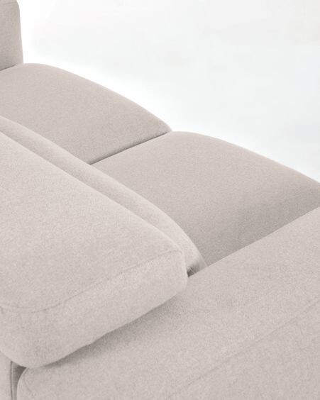 Sofá Singa 3 plazas blanco 215 cm