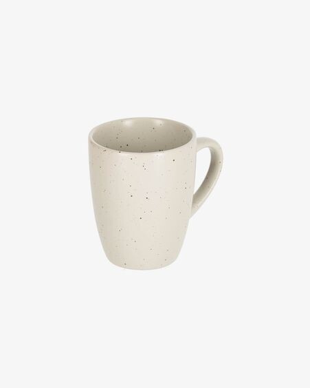 Taza Aratani de cerámica blanco