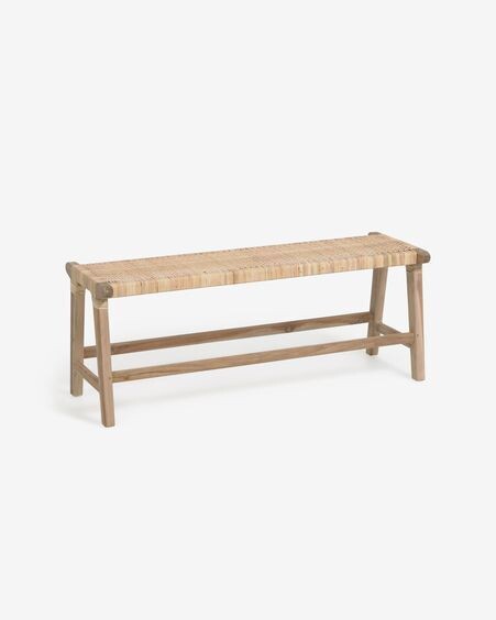 Banco Beida madera maciza teca 120 cm