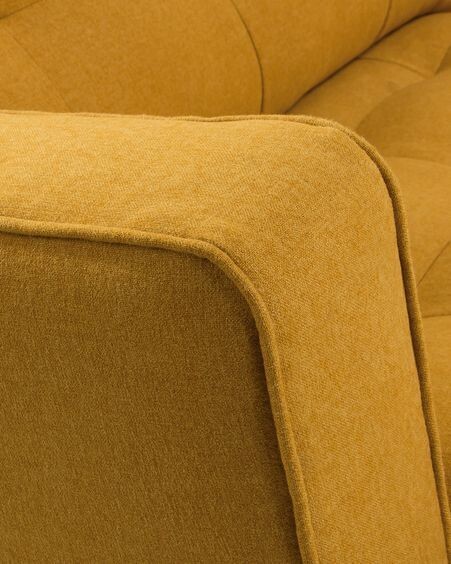 Sofá Tanya 2 plazas mostaza 183 cm