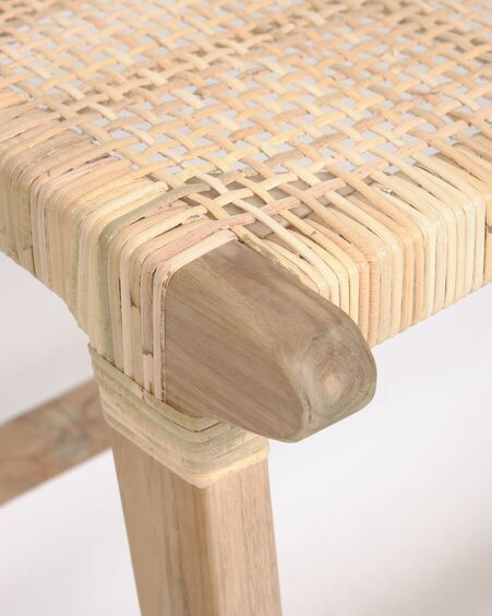 Banco Beida madera maciza teca 120 cm