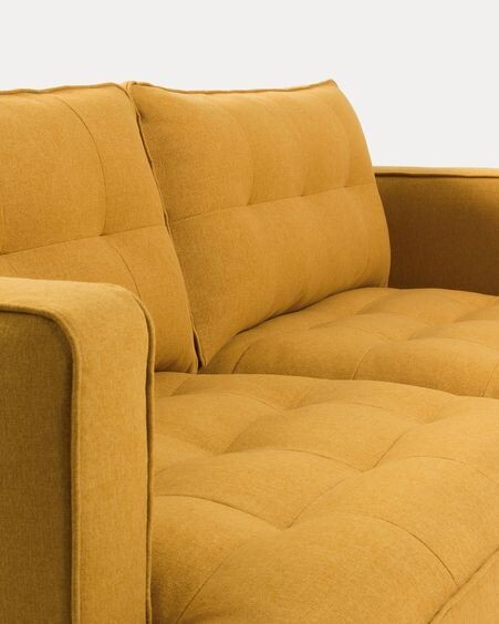 Sofá Tanya 2 plazas mostaza 183 cm