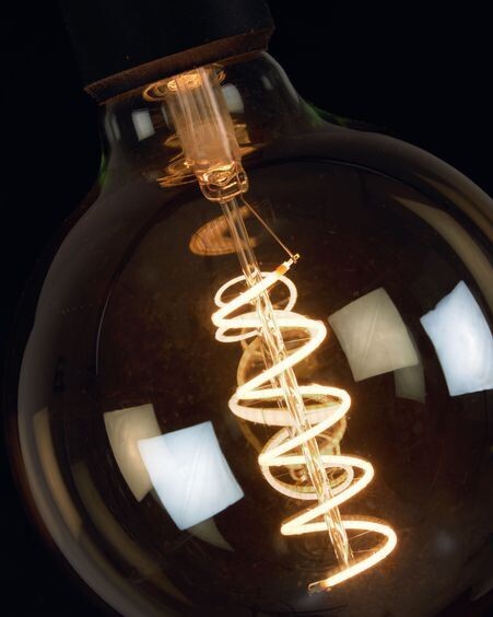 Bombilla LED Bulb E27 6W y 120 mm luz cálida