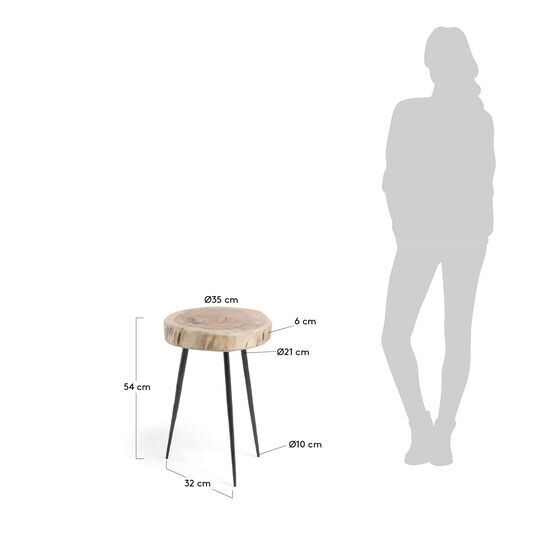 Mesa auxiliar Eider Ø 35 cm