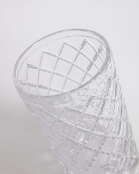 Vaso grande Moorley de vidrio transparente