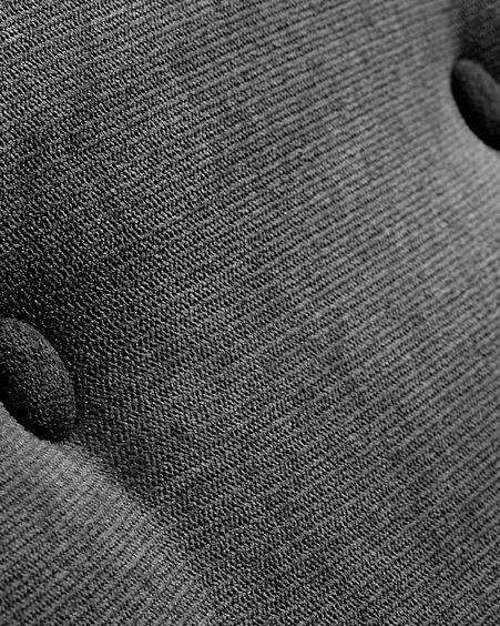 Sofá Orby 3 plazas gris oscuro 190 cm