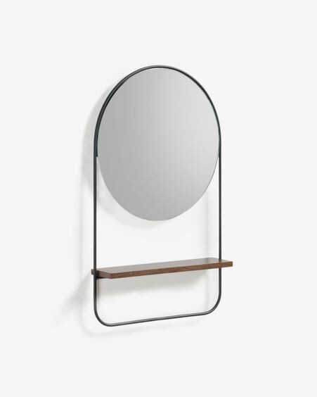 Espejo Marcolina de acero 37 x 58 cm