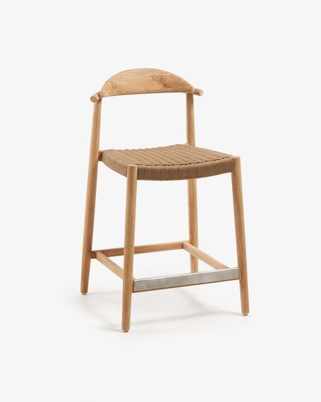 Taburete Nina madera maciza acacia altura 62 cm