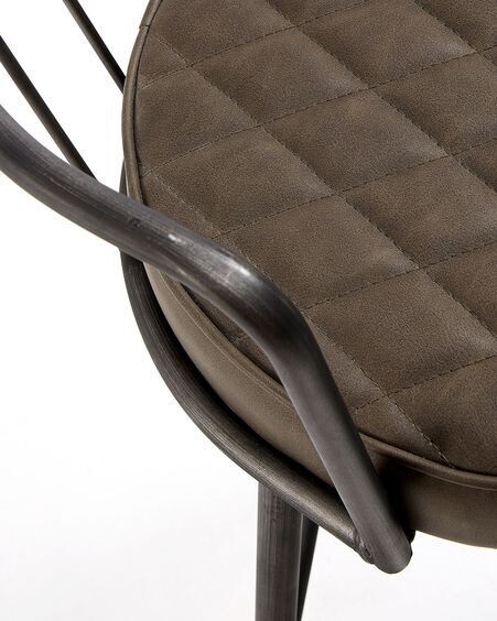 Taburete Tivan de acero altura 76 cm