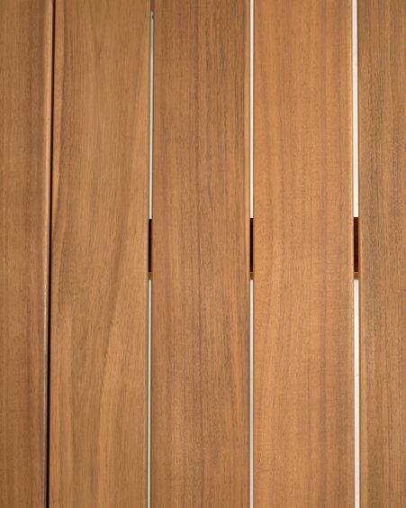 Mesa redonda de exterior Dafne madera maciza acacia Ø 120 cm FSC 100%