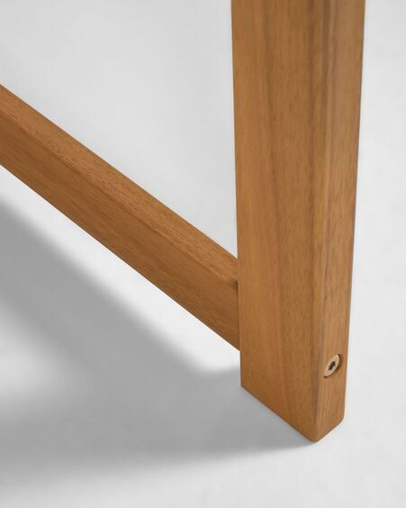Mesa redonda de exterior Dafne madera maciza acacia Ø 120 cm FSC 100%