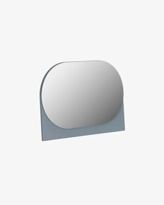 Espejo Mica de MDF gris 23 x 16 cm
