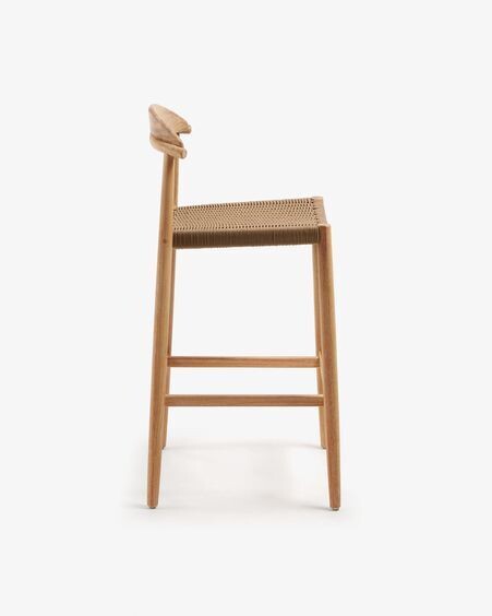 Taburete Nina madera maciza acacia altura 76 cm