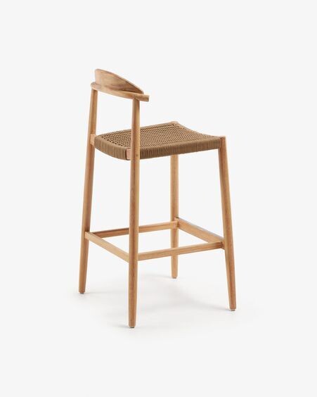 Taburete Nina madera maciza acacia altura 76 cm