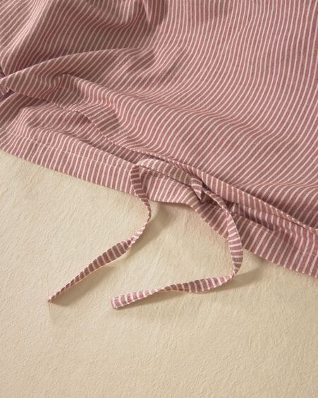 Set Giorgii funda nórdica, bajera y funda almohada 100% algodón GOTS 70 x 140 cm