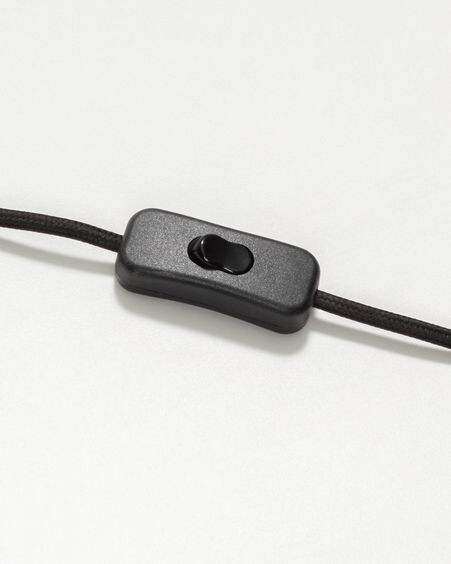 Lámpara de mesa Aleyla de metal con acabado granate