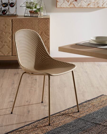 Silla exterior Quinby beige